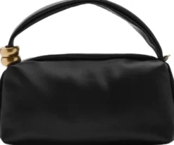 Metallic detail handbag