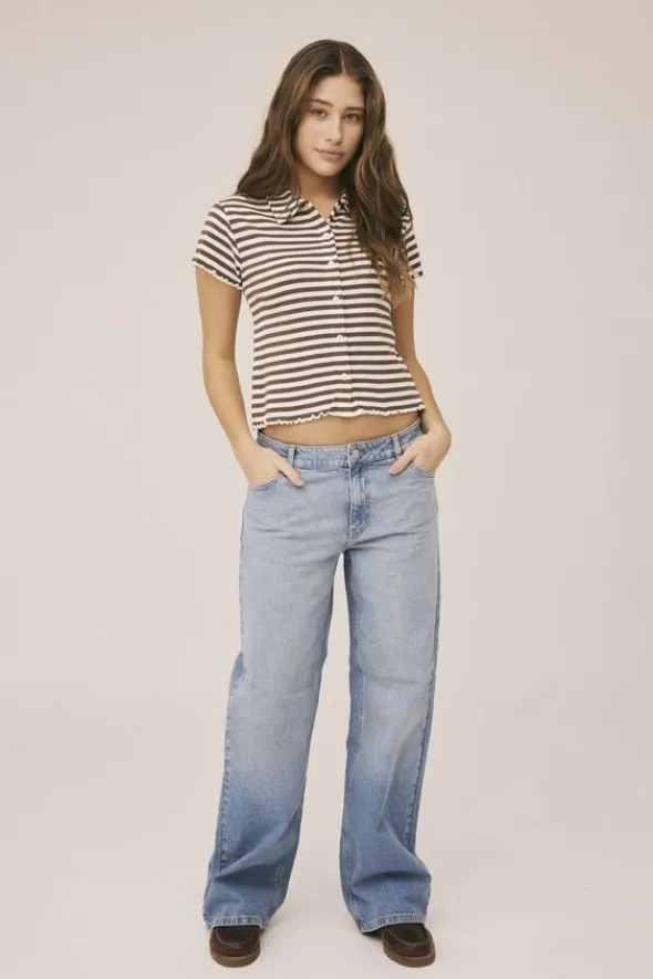 Milla 29 SS polo top - Organic Cotton GOTS