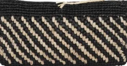 MIMOSE - CLUTCH - BRAIDED RAFFIA - H13 X W25 X D5 CM
