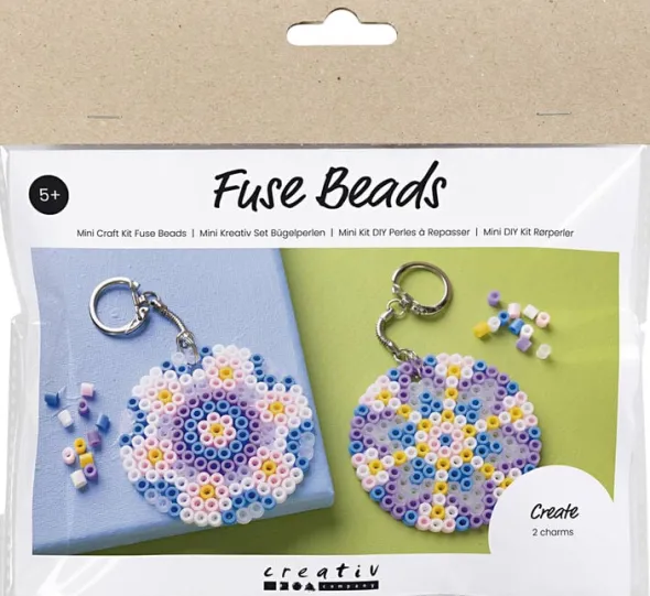 Mini DIY Kit Rørperler, Charms/taskepynt
