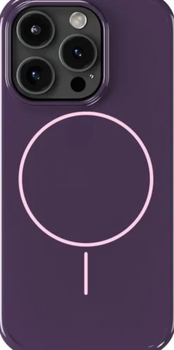 Mono Case Magsafe iPhone 16 Pro Deep Plum/Pink
