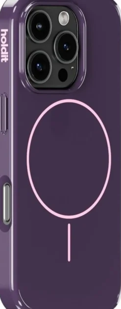 Mono Case Magsafe iPhone 16 Pro Deep Plum/Pink