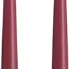 Moods & More - LED taper candle, Silk, Slim, Vintage rose, 2-pack, 23x