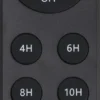 Moods & More - Remote Control, Oval, Black, 40x100x13 mm