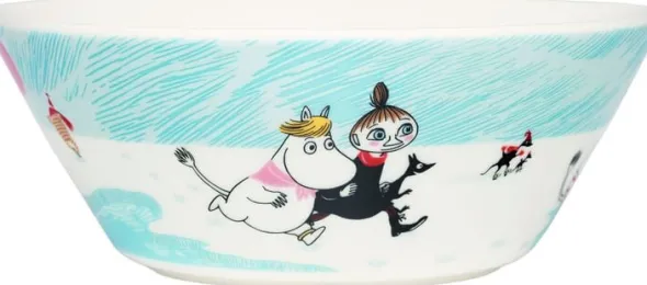 Moomin Arabia 15 cm skål Vinterbadning