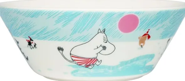 Moomin Arabia 15 cm skål Vinterbadning
