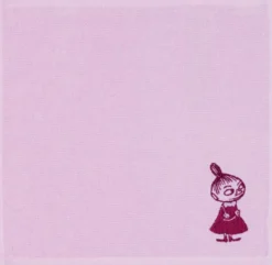 Moomin Arabia håndklæde 25x25 Lille My pink GOTS