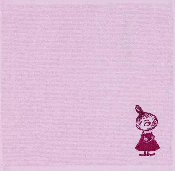 Moomin Arabia håndklæde 25x25 Lille My pink GOTS