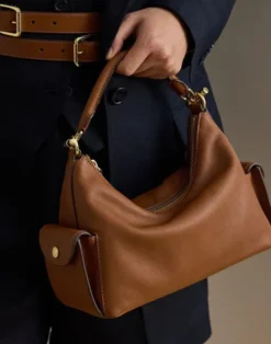 Nappa Leather Small Blaike Shoulder Bag