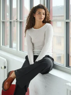 Nella Fine Rib Blouse