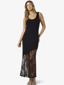 NMTIKA S/L LONG ASSYM LACE INSERT D