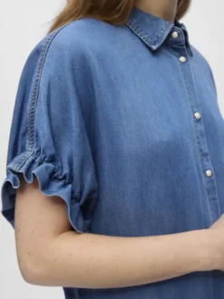 OBJFRAME TIANA 2/4 LO DENIM DRESS D