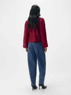 OBJLUCIE L/S RE O-NECK TOP NOOS