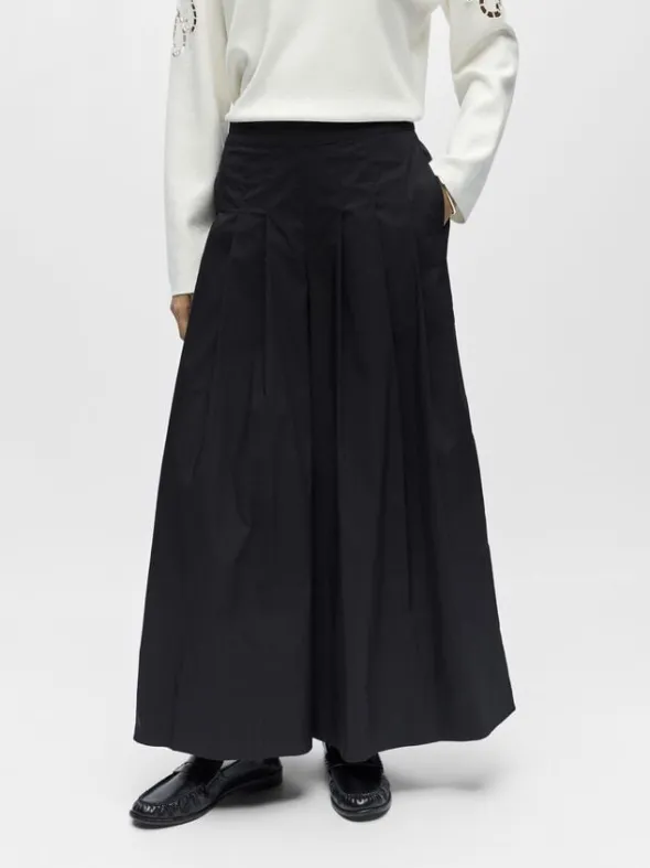 OBJPAIGE HW PLISSE CULOTTE PANT 145