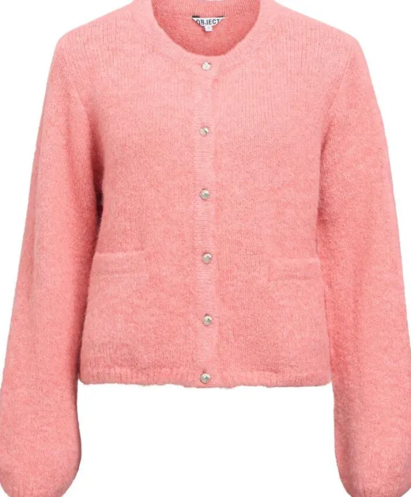 OBJSAGGIA RE L/S KNIT CARDIGAN NOOS