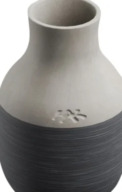 Omaggio Circulare Vase H12. 5 cm antracitgrå