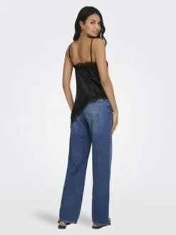ONLBELLA STRAP SATIN LACE TOP WVN E