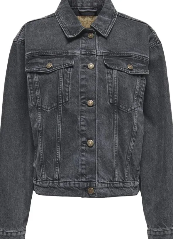 ONLHARPER LS BOXY DNM JKT SIK