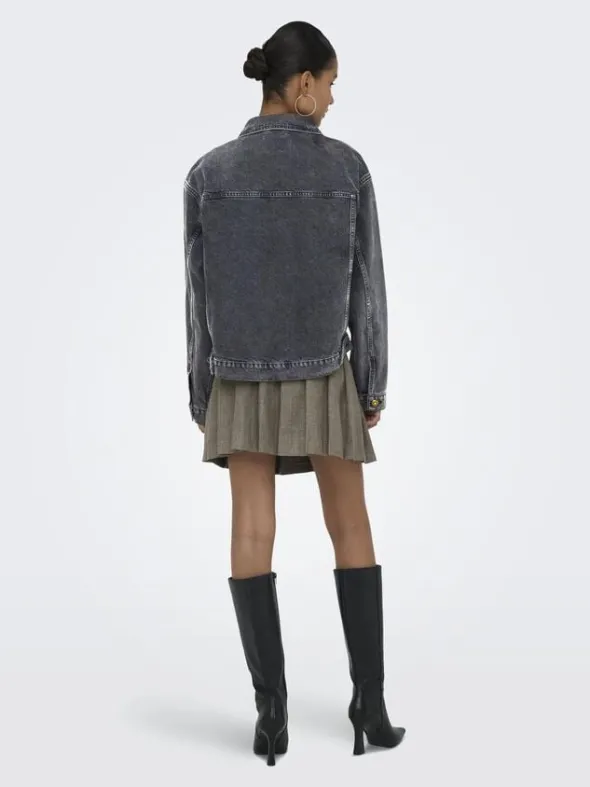 ONLHARPER LS BOXY DNM JKT SIK
