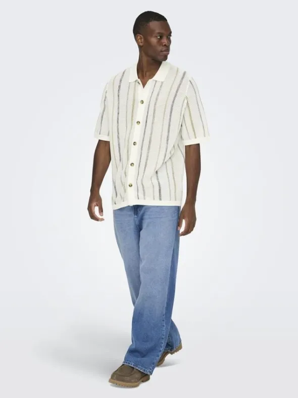 ONSTOBBY LIFE RLX SS SHIRT KNIT NO