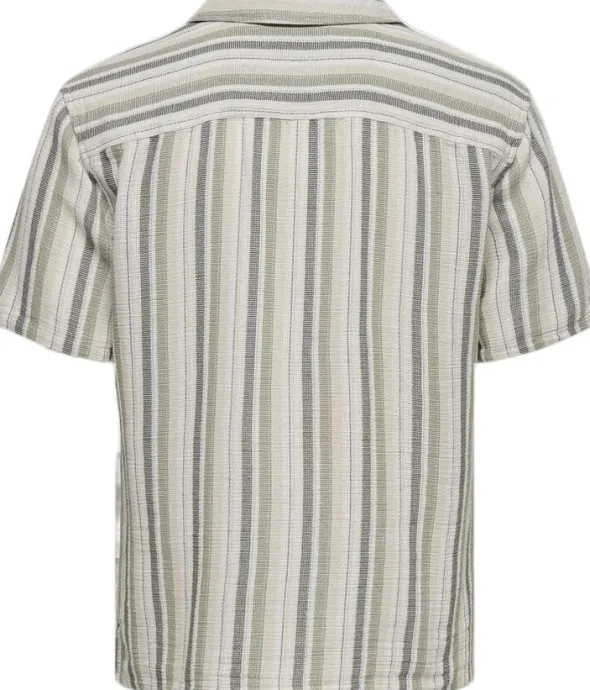 ONSTREV LIFE REG STRIPE SS SHIRT NO