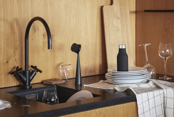 Opvaskebørste Nylonhår Black
