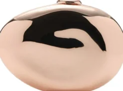 Oval clutch bag