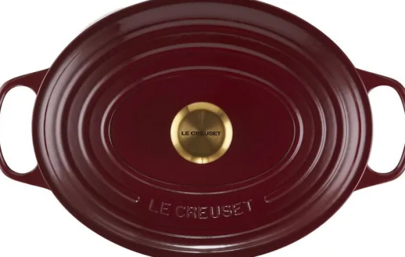 Oval støbejernsgryde 6,3 L Garnet