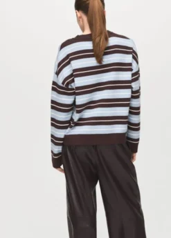 Oversized striped sweater