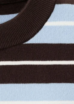 Oversized striped sweater