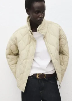 Oversize quilted down anorak