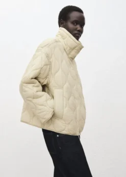 Oversize quilted down anorak