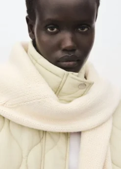 Oversize quilted down anorak