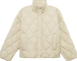 Oversize quilted down anorak