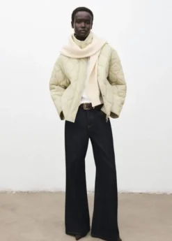 Oversize quilted down anorak