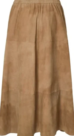 1014PBOJono suede long skirt