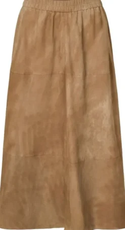 1014PBOJono suede long skirt
