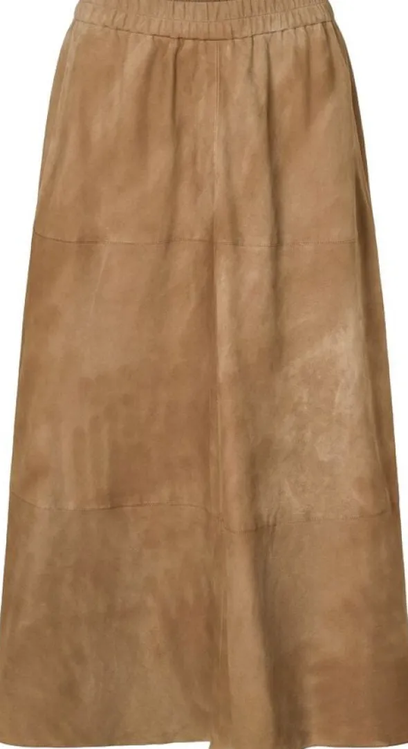 1014PBOJono suede long skirt