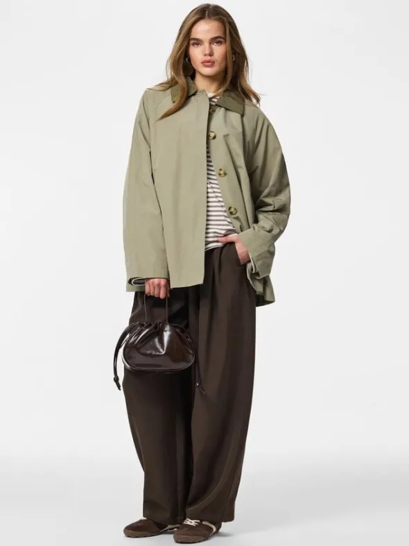 PCVILMA LS A-SHAPE TRENCHCOAT CP BC