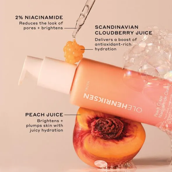 Peach Glaze Niacinamide Cleanser Mini