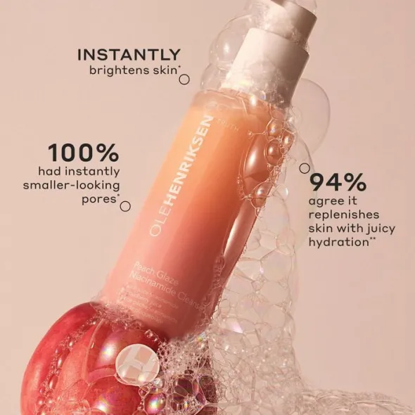 Peach Glaze Niacinamide Cleanser Mini