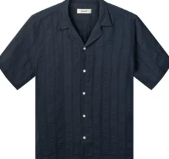 PEER JACQUARD STRIPE REGULAR FIT SS