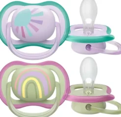 Philips Avent ultra air sut - Pakke med 2 - 0-6m girl
