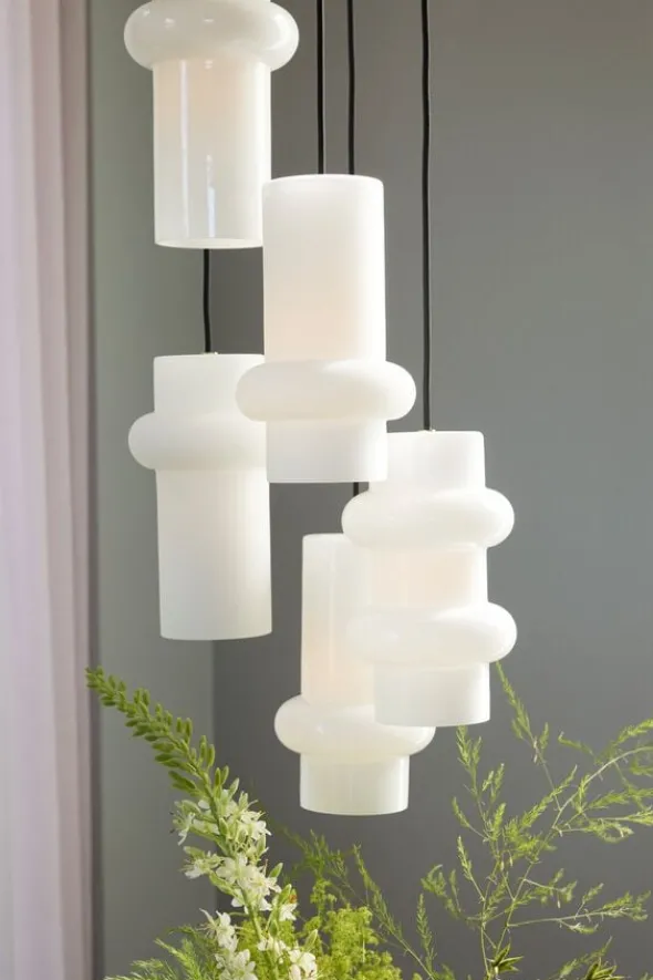 Pilule Pendant Up Shiny White