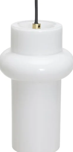 Pilule Pendant Up Shiny White