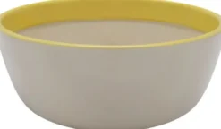 Play skål 19cm beige-gul