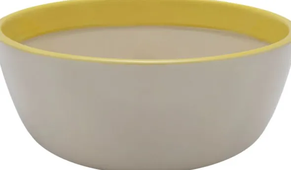 Play skål 19cm beige-gul
