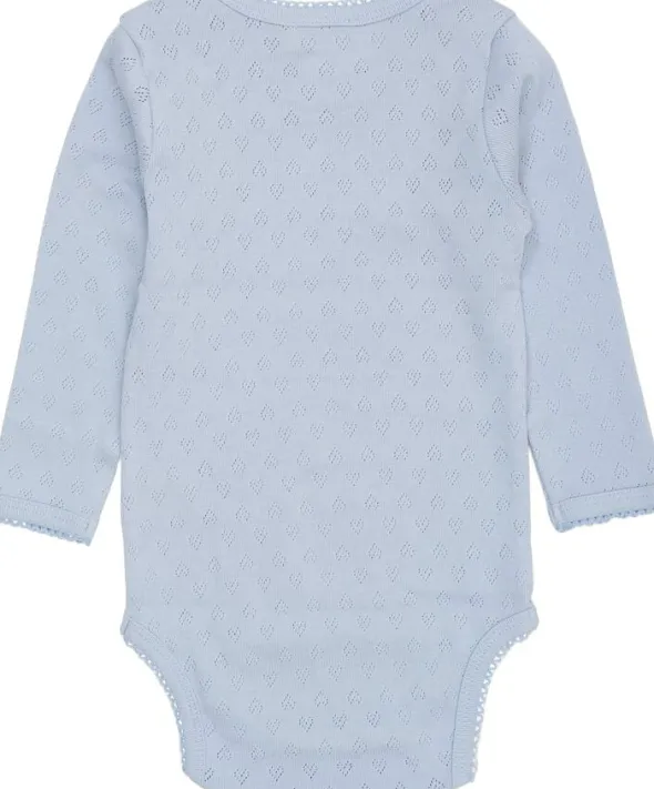 POINTELLE HEART LAPNECK BODY LS