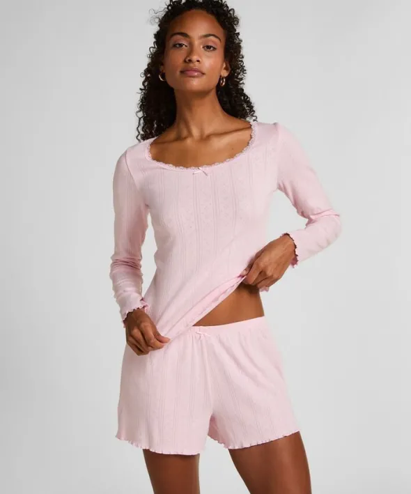 Pointelle Shorts