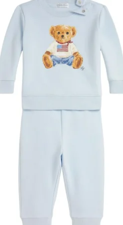 Polo Bear Fleece Sweatshirt & Pant Set